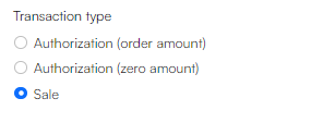 CyberSource transaction