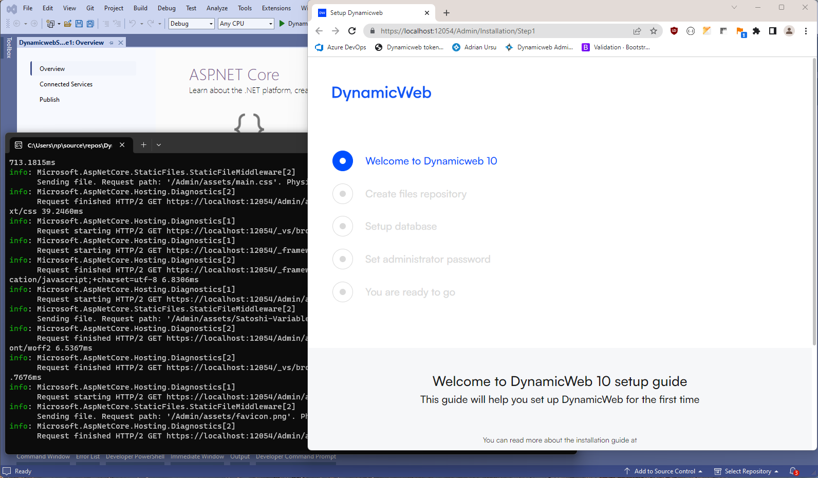 Create new Dynamicweb project