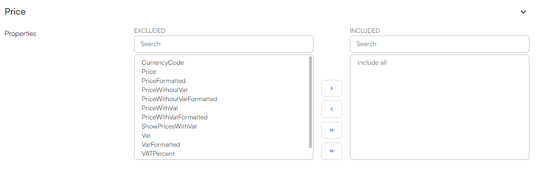 Product Catalog for Viewmodel5