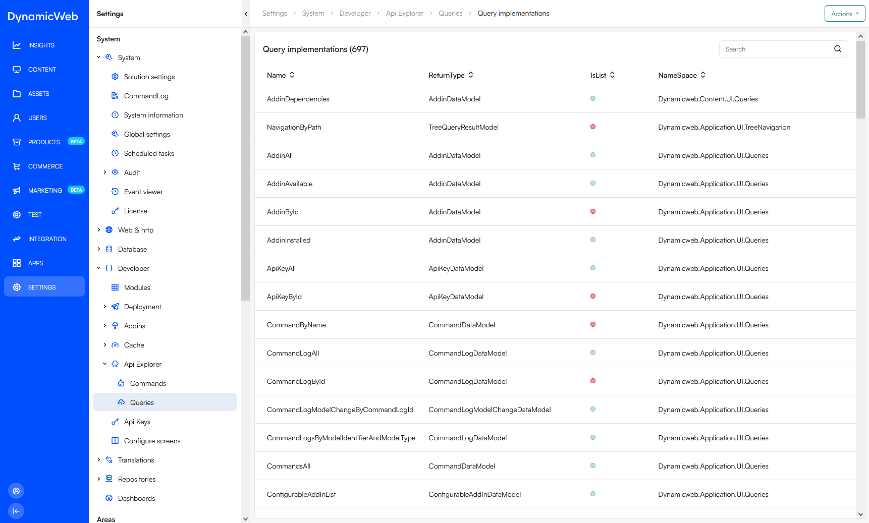 APIExplorerQueries