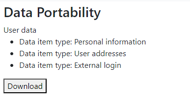 Data Portability