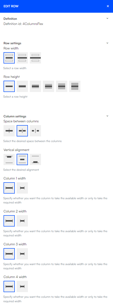 Simple header 2 properties