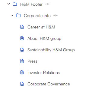 hm footer folder with pages