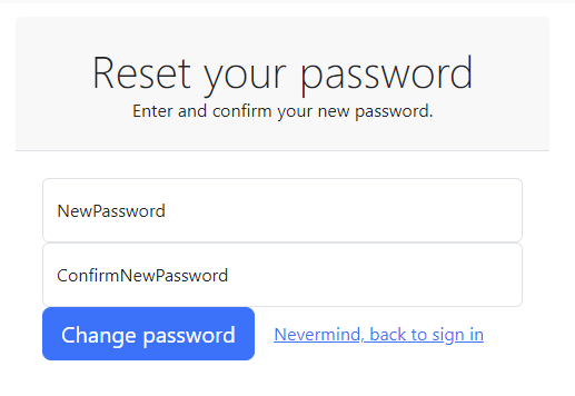 Users password