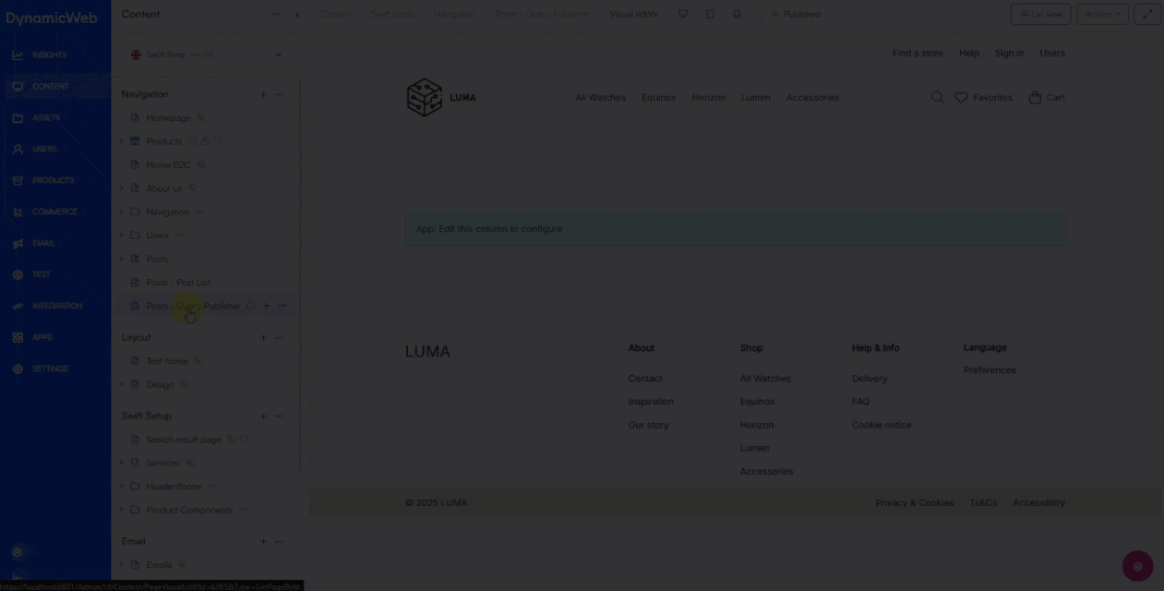 Query Publisher PageID